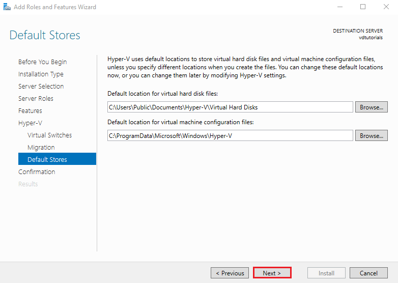 Choosing fast storage